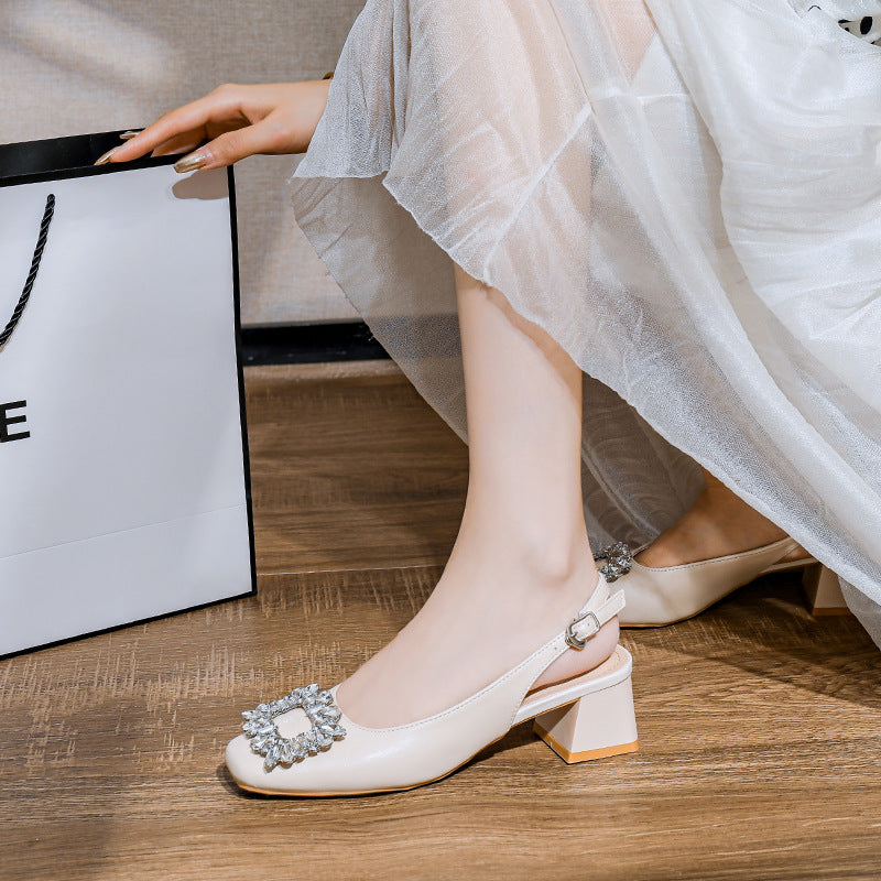 Belifi Parisian Elegance Rhinestone-Enthralled Sandals