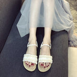 Belifi Flat Fashion All-match Slippers