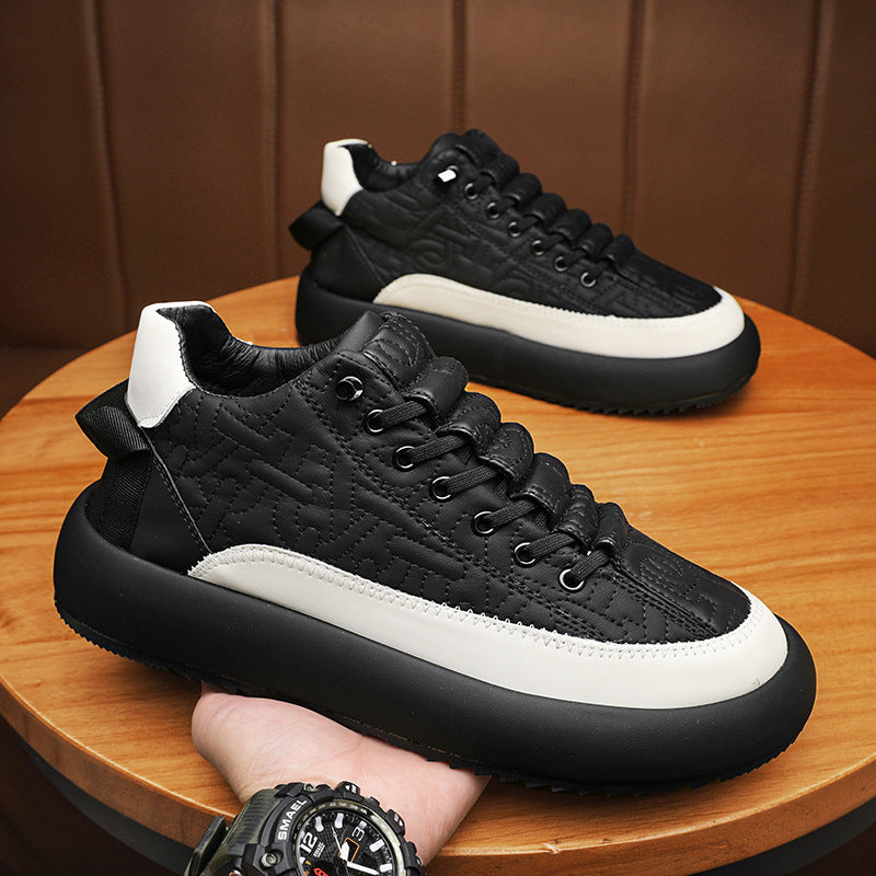 Belifi Men's casual thick sole heightening shoes autumn casual shoes