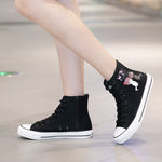Belifi Cartoon Cute Casual High Top Shoes