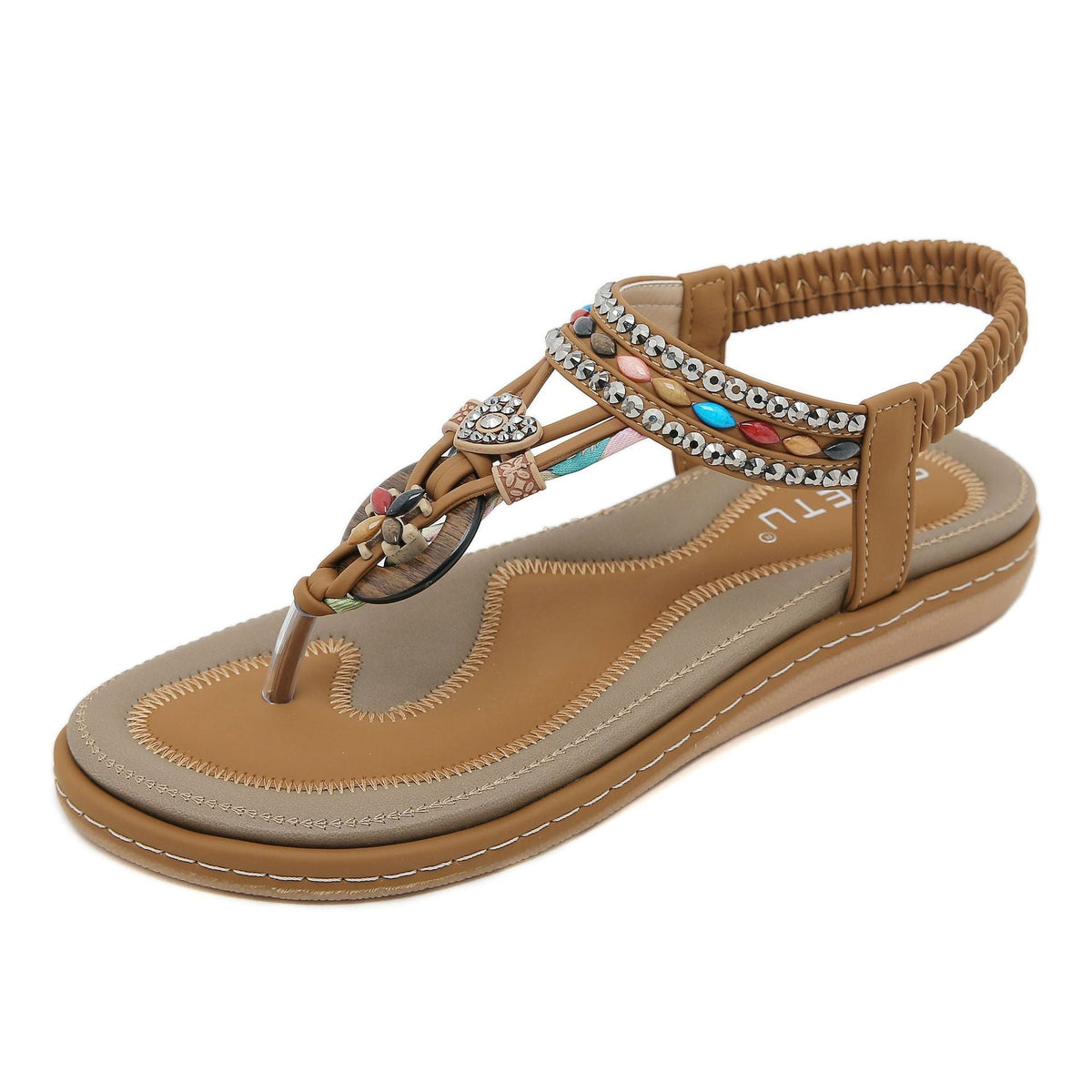 Belifi Rhinestone ComfortableStylish Sandals