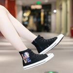 Belifi Fashion Versatile High Top Canvas Shoes