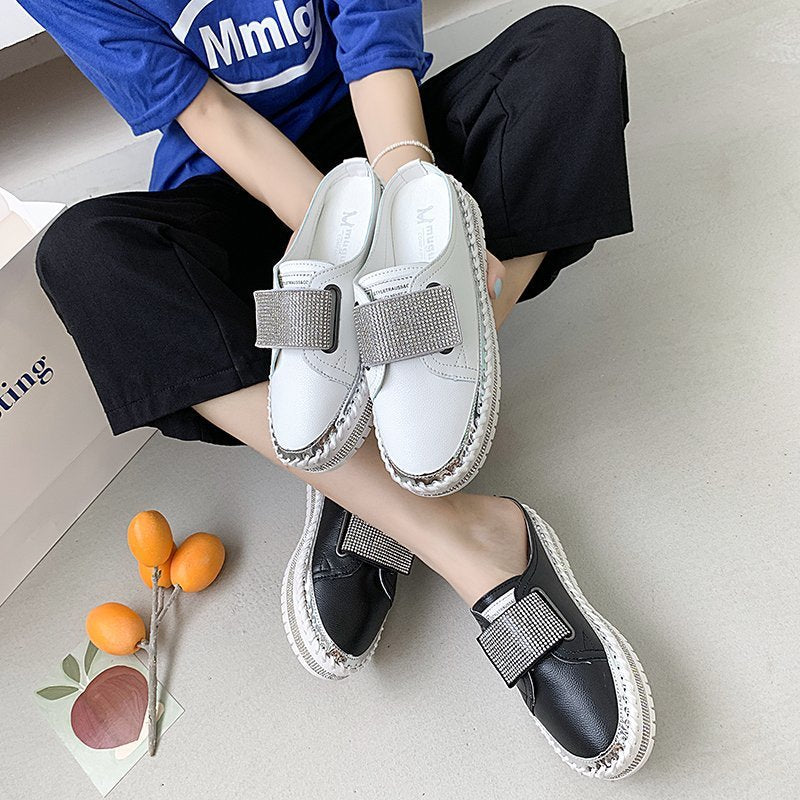 Belifi Fashionable CasualVelcro Slippers