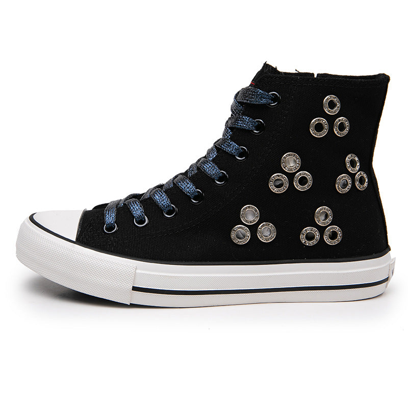 Belifi Breathable Casual High Top Canvas Shoes