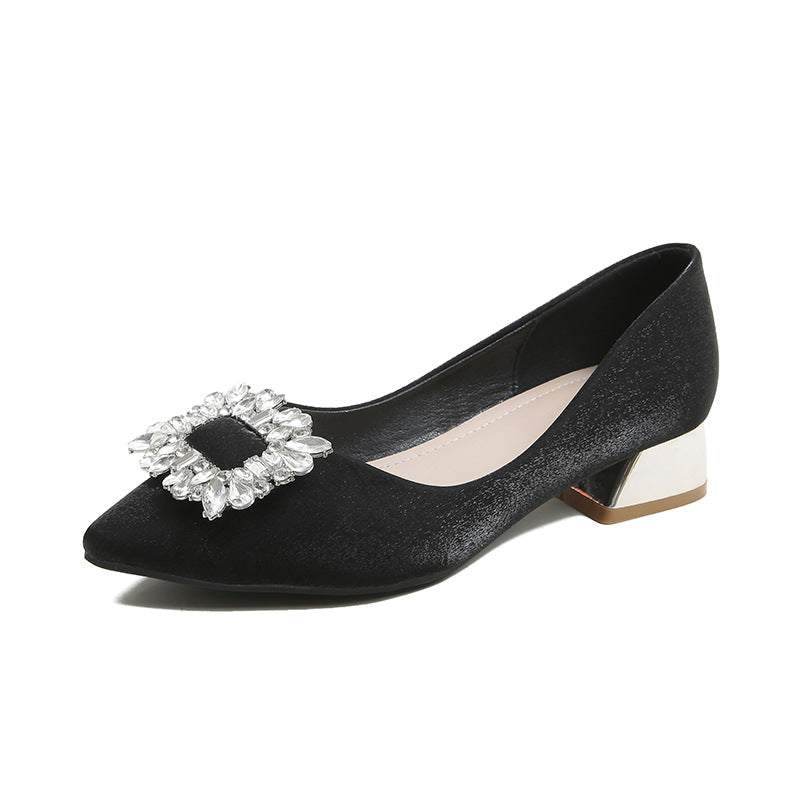 Belifi Lustrous GemSquare Leather Loafers