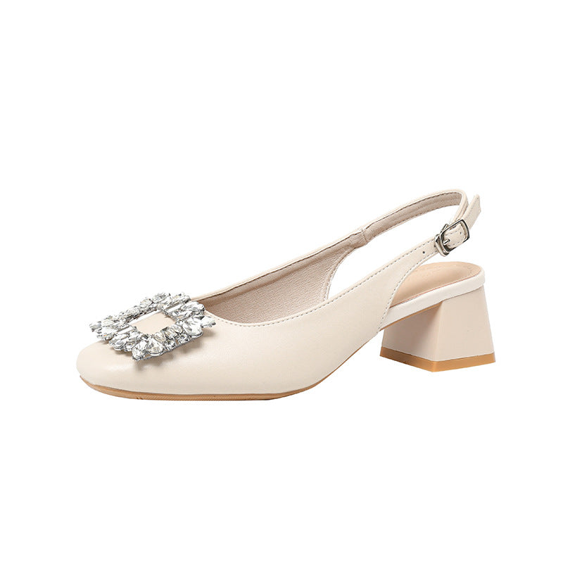 Belifi Parisian Elegance Rhinestone-Enthralled Sandals