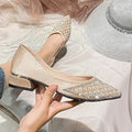 flat wedding shoes Rhinestone Flat Bling diamonds bridal shoes silver Beach Bohemian shoes