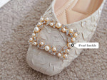 Belifi Summer Rhinestone Buckle Flats Square Head Women Shoes