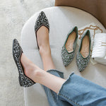 Belifi Rhinestone Flat Bling Diamonds Bridal Shoes