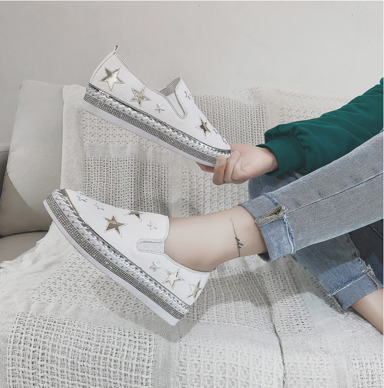 Belifi Fashion Thick Bottom Casual Flat Bottom Shoe