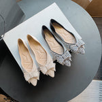 flat wedding shoes Rhinestone Flat Bling diamonds bridal shoes silver Beach Bohemian shoes